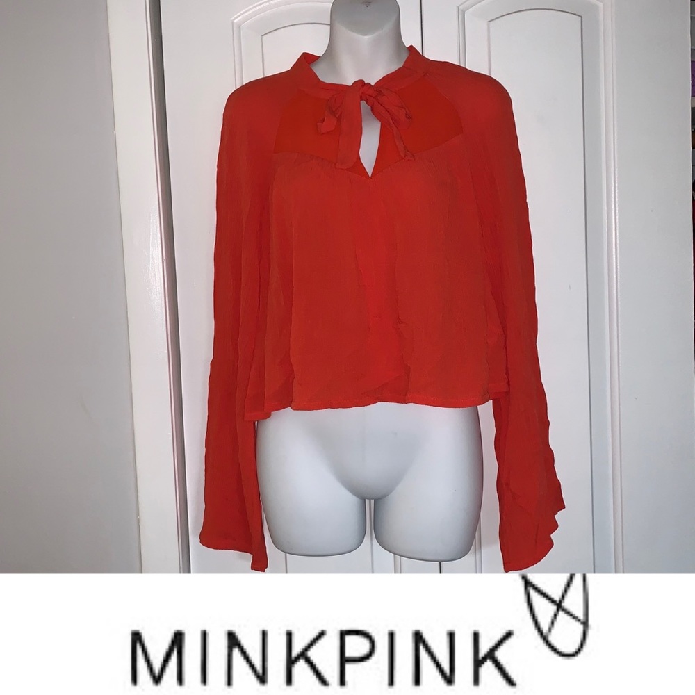 MinkPink Wanderer Raglan Summer Smock Blouse